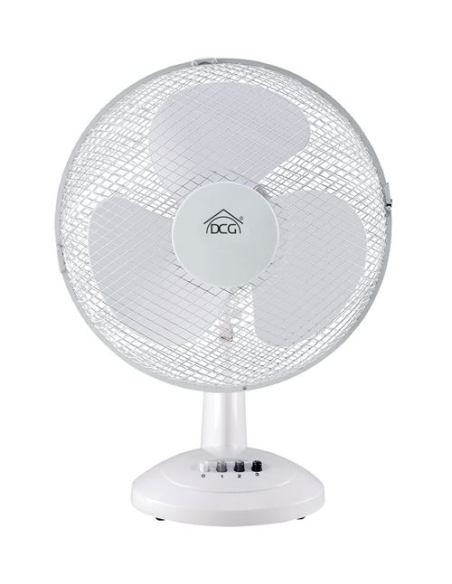 ventilateur dcg de table 40cm 45w blanc - dcg s.r.l