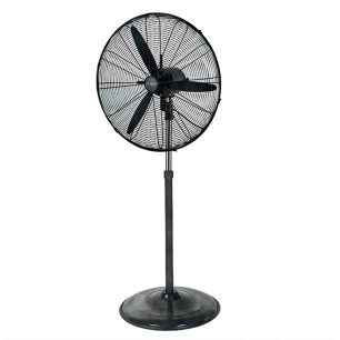 ventilateur industriel sur pied garbi 180w, ø70 cm, noir, 77 x 55 x 180 cm