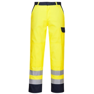 pantalon de travail hi-vis bizflame - taille xxxl - jaune - portwest