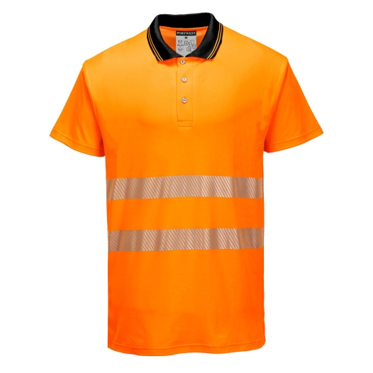 hi-vis scaffolders t-shirt s/s - taille m - orange - portwest