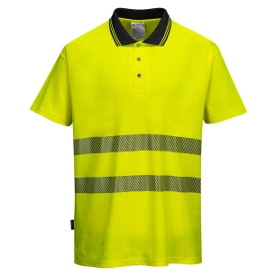 hi-vis scaffolders t-shirt s/s - taille s - jaune - portwest