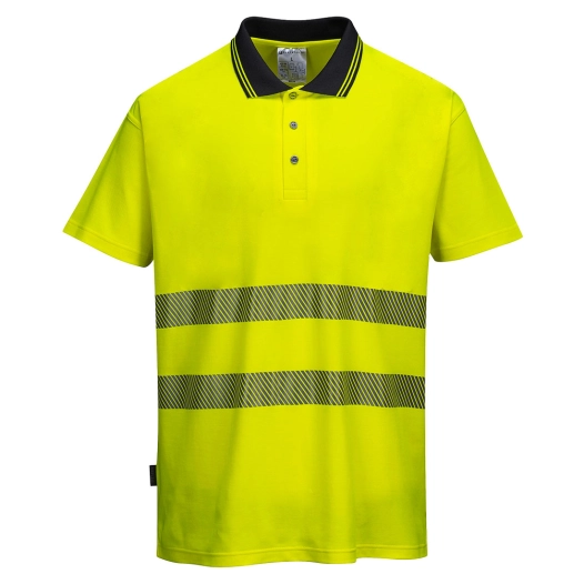 hi-vis scaffolders t-shirt s/s - taille xxxl - jaune - portwest