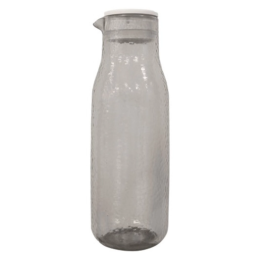 carafe en rpet transparant avec couvercle summer sand 1l - livwise point virgule