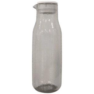 carafe en rpet transparant avec couvercle summer sand 1l - livwise point virgule
