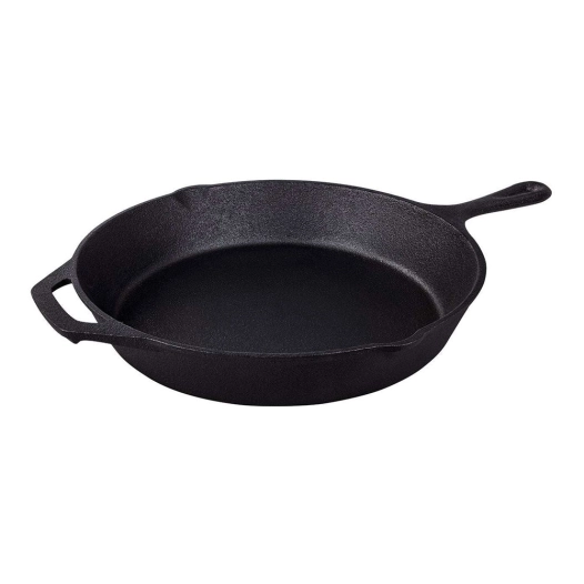poêle en fonte pré-culottée black collection, ø30 cm