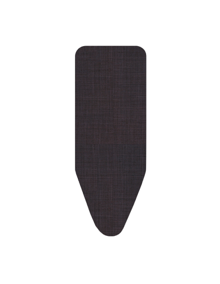 housse cotton plus nature, lin noir, pour tables à repasser de 125 x 40 cm