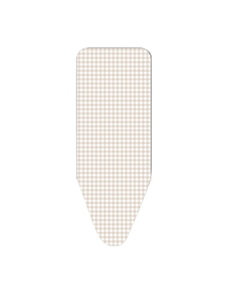 housse cotton plus nature, à carreaux vichy, pour tables à repasser de 125 x 40 cm