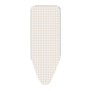 housse cotton plus nature, à carreaux vichy, pour tables à repasser de 125 x 40 cm