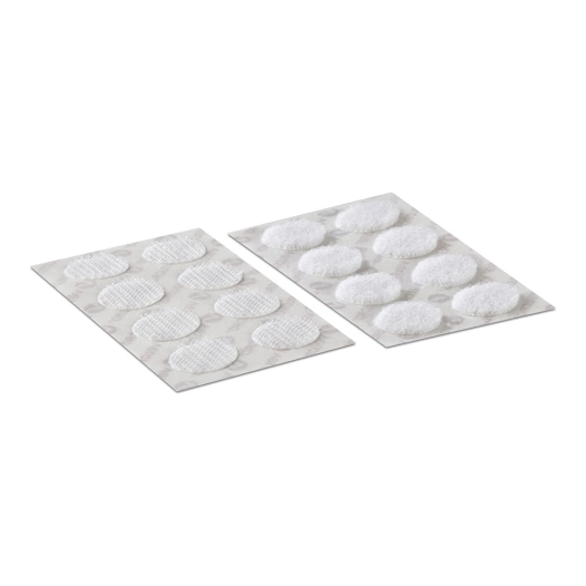 cercles auto-agrippants adhésifs ø16 mm, blancs, 16 paires