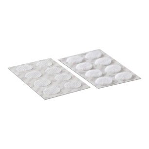 cercles auto-agrippants adhésifs ø16 mm, blancs, 16 paires