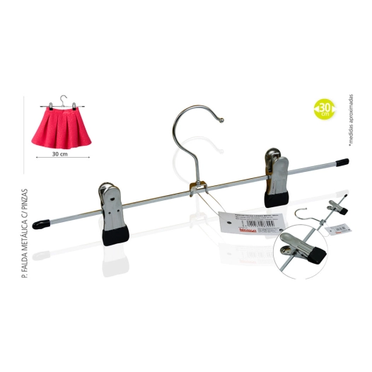 cintre métallique à pinces 30 cm