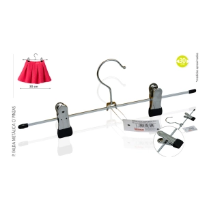 cintre métallique à pinces 30 cm