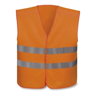 gilet haute visibilité, orange fluorescent av prime source, taille xl