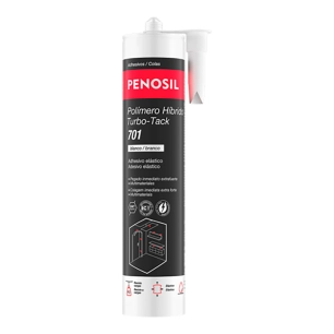 adhésif et mastic polymère hybride turbo-tack 701, blanc, 290 ml