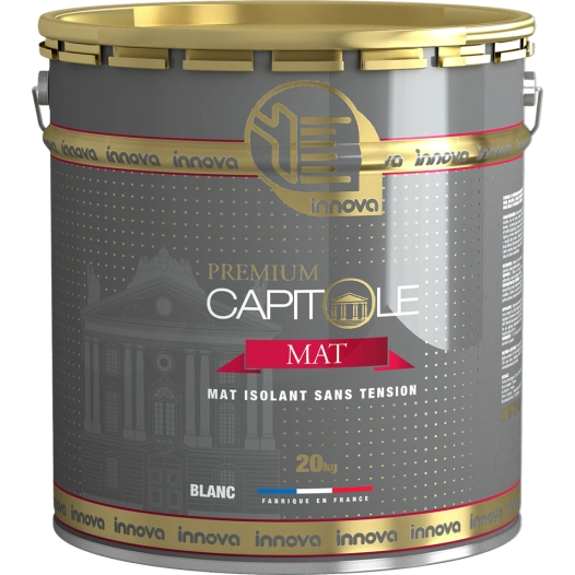 peinture innova capitole premium mat chaulé blanc 20kg - innova