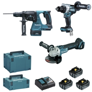kit 3 mach 18 v li-ion 5 ah