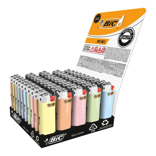 briquet mini, à pierre, tons pastel, couleurs assorties