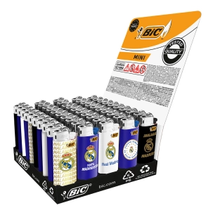 briquet mini, à pierre, real madrid cf i, motifs variés