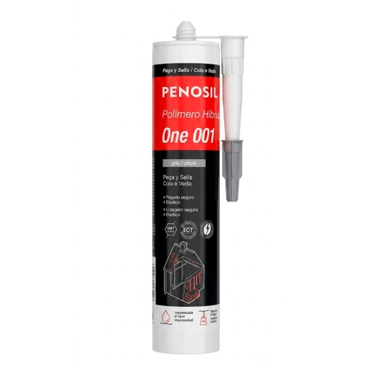 adhésif et mastic polymère hybride one 001 gris, 290 ml