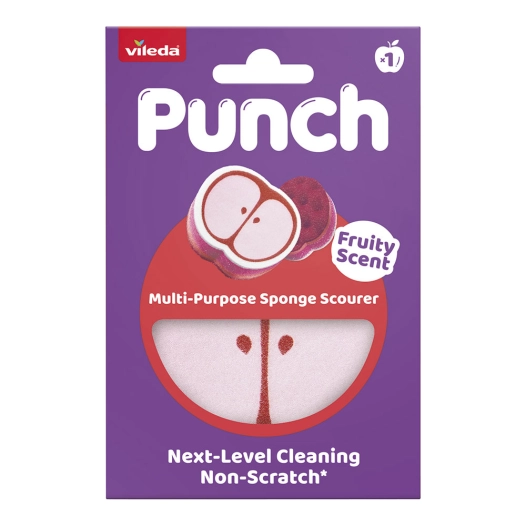 tampon à récurer parfumé au punch aux pommes
