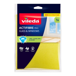 chiffon de nettoyage de vitres actifibre pro, 32 x 34,5 cm