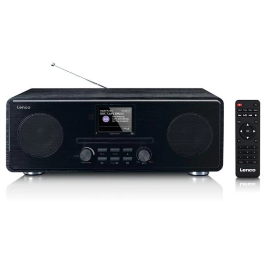 lenco radio-laser sans k7 dar-061bk - lenco