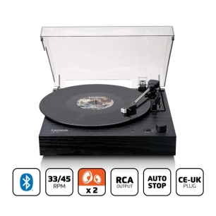 lenco système stéréo tourne-disque ls-15bk - lenco