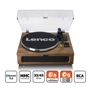 lenco système stéréo tourne-disque ls-410wa - lenco