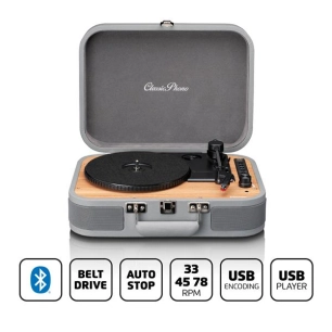 lenco système stéréo tourne-disque tt-116gy - lenco
