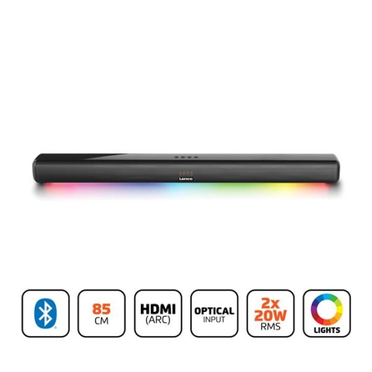 lenco barre de son sb-042ledbk - lenco