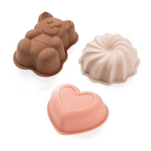 moule en silicone pour mini-gâteaux, delícia, 6 pièces
