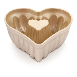 moule bundt en forme de cœur, delícia, 16,4 x 16 x 6,1 cm