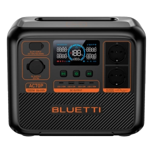 Station d'Énergie Portable AC70P 1000W 864Wh LiFePO4 — BLUETTI