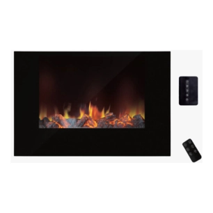 poêle/cheminée arizona yh-03b 1800 w