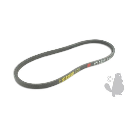 courroie lisse série z (section 10x6mm) longueur ext: 1275mm.