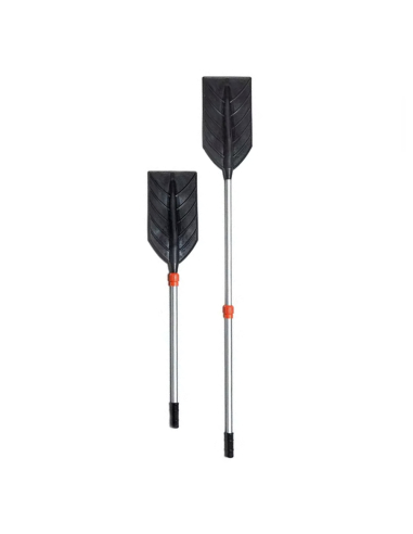 bâton anti-feu extensible, aluminium et caoutchouc, 25 x 199 cm