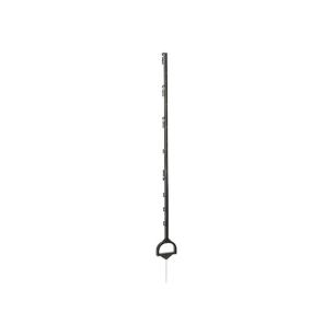 Piquet Plastique Vert 158cm (x5) Piquet robuste avec étrier et pointe métal pour installation facile. - Générique