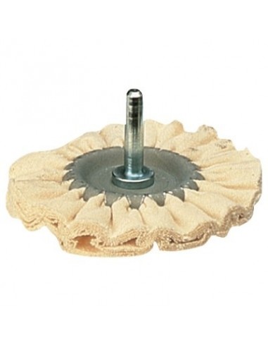 Brosse Coton Circulaire 80mm Polissage délicat et finition miroir - SCID