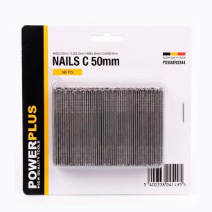 clous c 50 mm, couronne 2,8 mm, 500 unités, blister