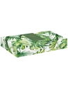 plat creux en porcelaine 30x13 cm tropical leaves green - pozzi milano spa