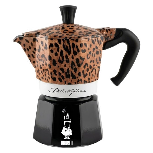 moka express 3cups d&g - leopard - bialetti france sarl