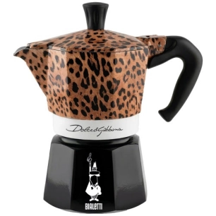 moka express 3cups d&g - leopard - bialetti france sarl
