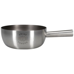 poelon fondue inox titane 22cm 2l swiss - nouvel ltd