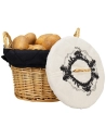 panier pomme de terre alpfest osier rond 23,5x23,5x19cm - nouvel ltd