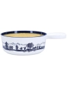 poelon fondue alpfest fonte 22cm blc/noir - nouvel ltd
