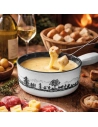 poelon fondue alpfest fonte 22cm blc/noir - nouvel ltd