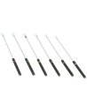 set de 6 fourchettes 2dents bourguignonne noir - nouvel ltd