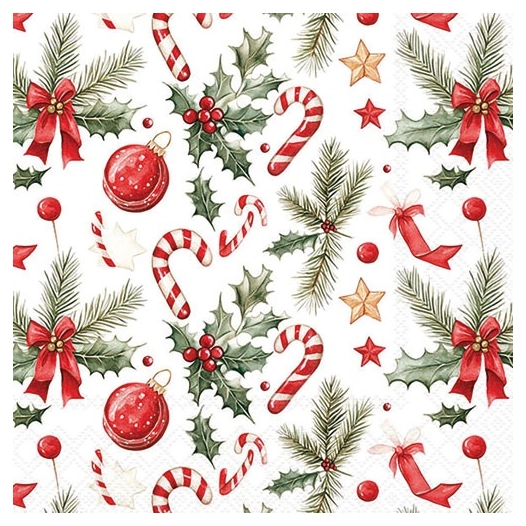 serviette 33 cm ã‰lã‰ments de noã‹l fsc mix - ambiente europe