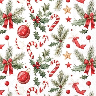 serviette 33 cm ã‰lã‰ments de noã‹l fsc mix - ambiente europe