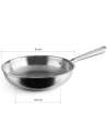 poele inox titanium 20cm - lacor france